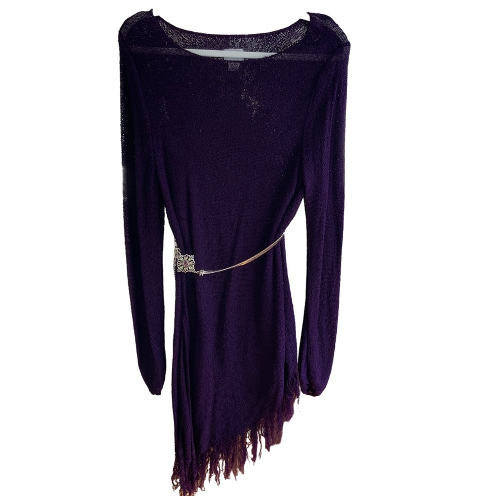 Swim Cover Up - Knitted Plum - Size 2
